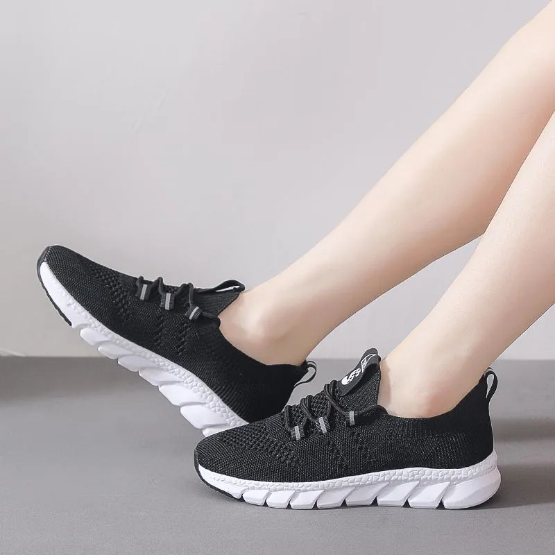 Sandalet 2021 Kadın Sneakers Yaz Açık Spor Ayakkabı Eğlence Rahat Dantel Up Artı Boyutu Zapatos De Mujer Rahat