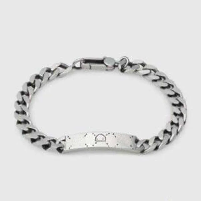 Love Bracelet Street Hip Hop Chain Silver Adjustable Size Neutral Bracelets Rock Casual Fashion Versatile Couple With Box