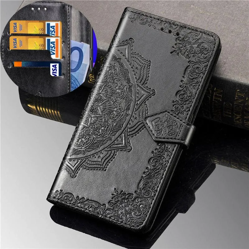 Flip Leather Case för Oppo A15S F5 F7 F9 PRO A91 A1K A15 AX7 A12 A52 A72 A73 A92 A53 S A5 A7 A9 2021 A53S A31 Emboss Wallet Cell Phone Fodral