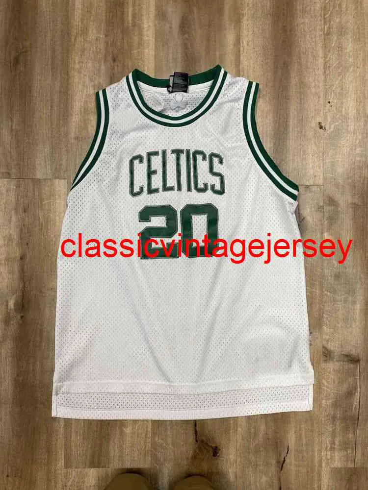 Cosido RAY ALLEN SWINGMAN JERSEY bordado personalizado cualquier nombre número XS-5XL 6XL