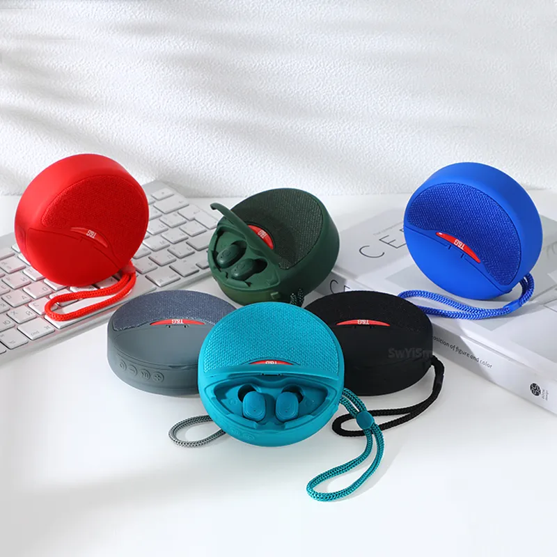 TG808 Wireless Bluetooth Speaker Earphone 2 In 1 Design Mini