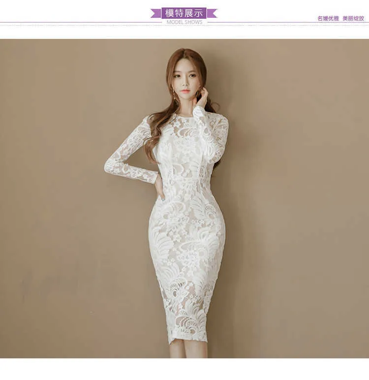 White Long Sleeve Lace Bandage Bodycon Dress Knee-Length A-Line for Women Ages 18-35 from Dhgate Basic & Casual Dresses - price 55.61 White Long Sleeve Lace Bandage Bodycon Dress Knee-Length A-Line for Women Ages 18-35 from Dhgate Basic & Casual Dresses - price 55.61