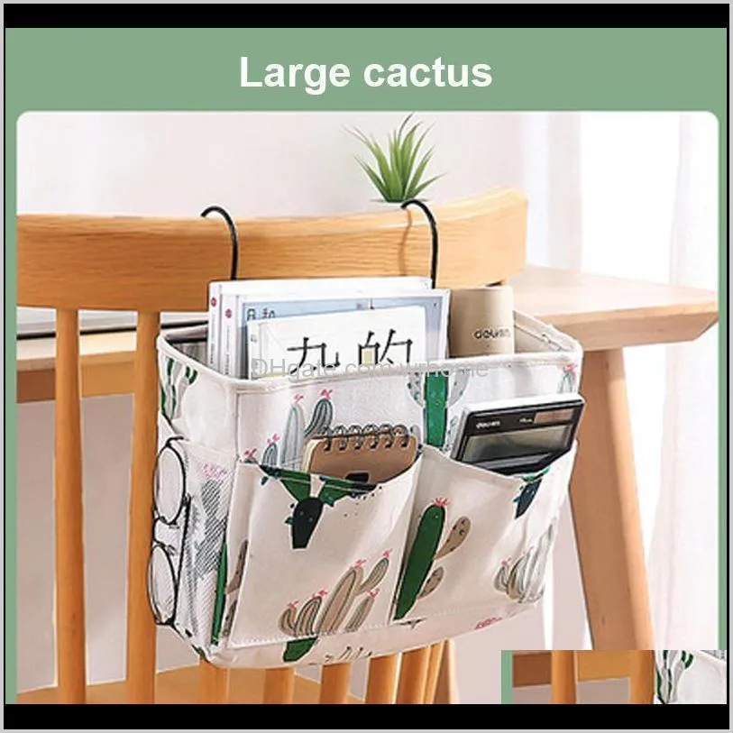 Portable Storage Bag Felt Bedside Hanging Rack For Table Sofa Reusable Fabric Hooks & Rails