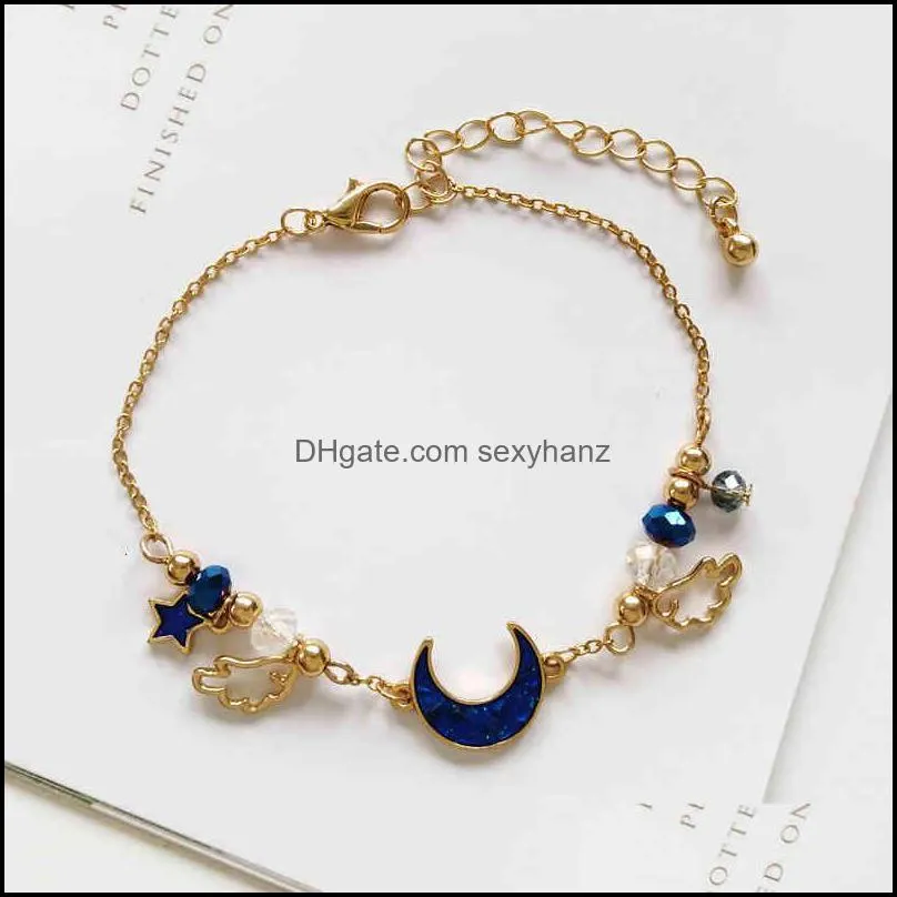 Bracelets bracelet Moon Dream Star dream wings crystal ball accessories temperament versatile student girl b4013