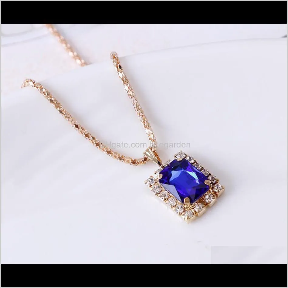 jewelry sets wedding ring sets for women crystal necklace earrings rings hot fashion of shipping