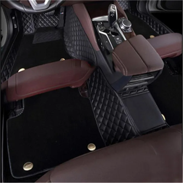 Spécialisé dans la production de tapis de voiture de haute qualité Cadillac SRX CTS escalade ATS de haut en bas, deux couches de cuir, matériau de couverture sans goût, non toxique.