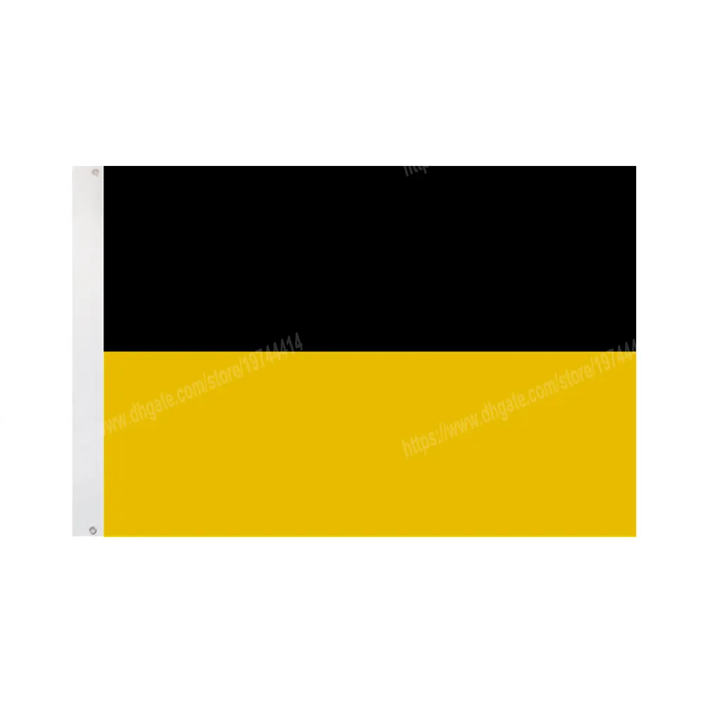Customizable Austrian Empire Black And Yellow Flag Habsburg Monarchy