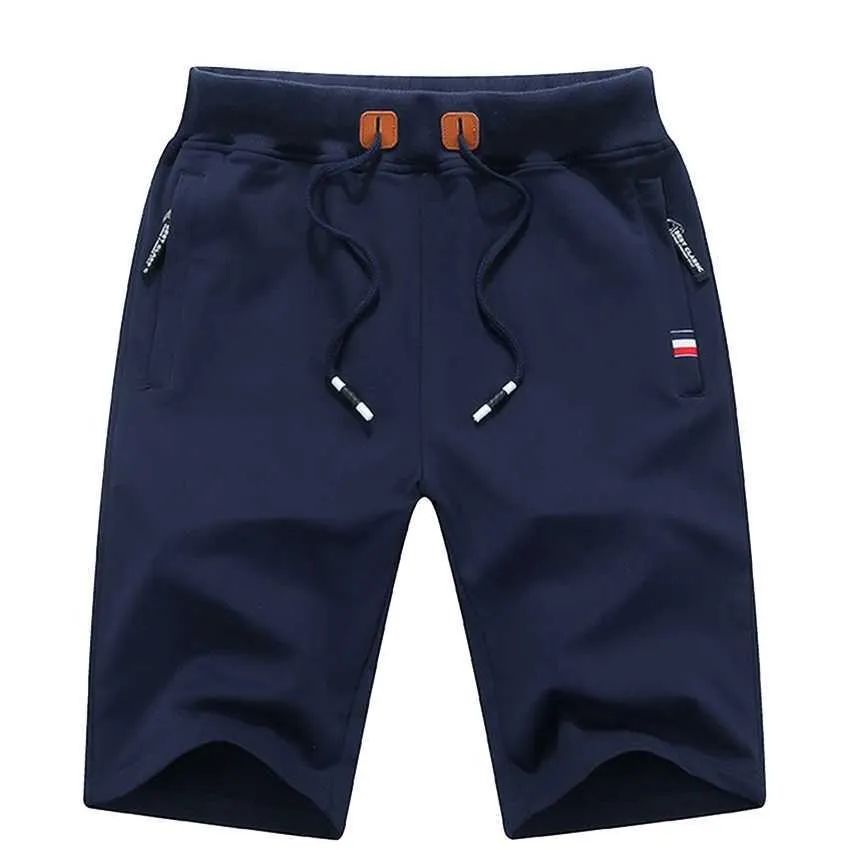 Männer Sommer Breeches Shorts Baumwolle Casual Bermudas Schwarz Männer Boardshorts Homme Klassische Marke Kleidung Strand Männlich 210714