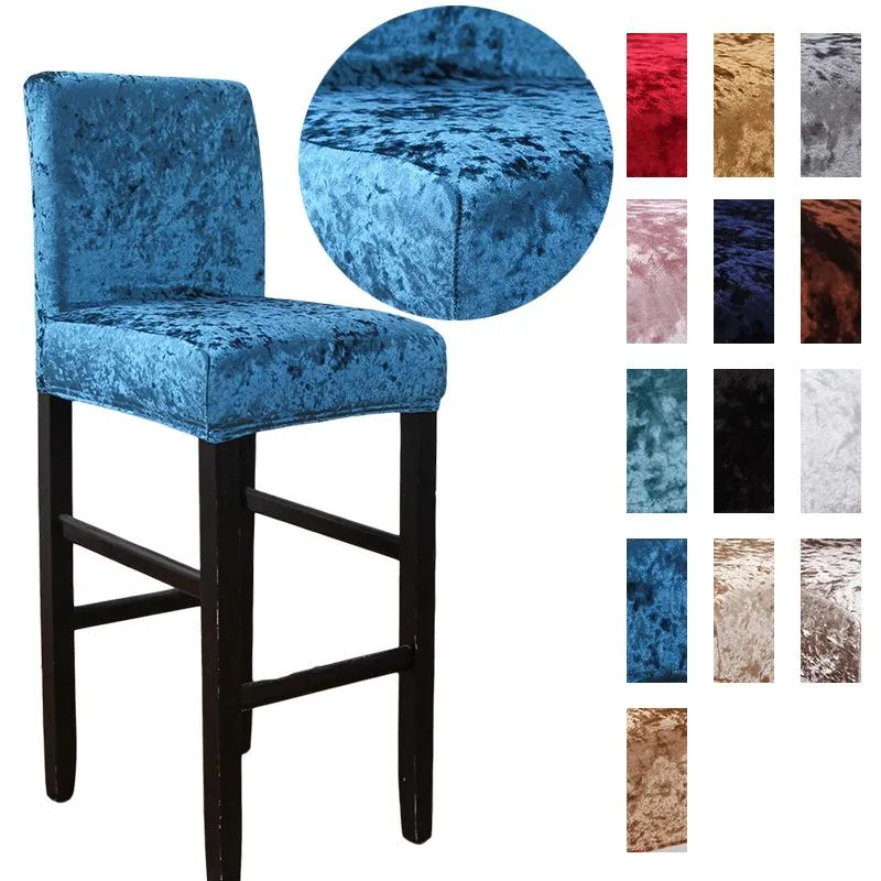Velvet bar stool covers 2025