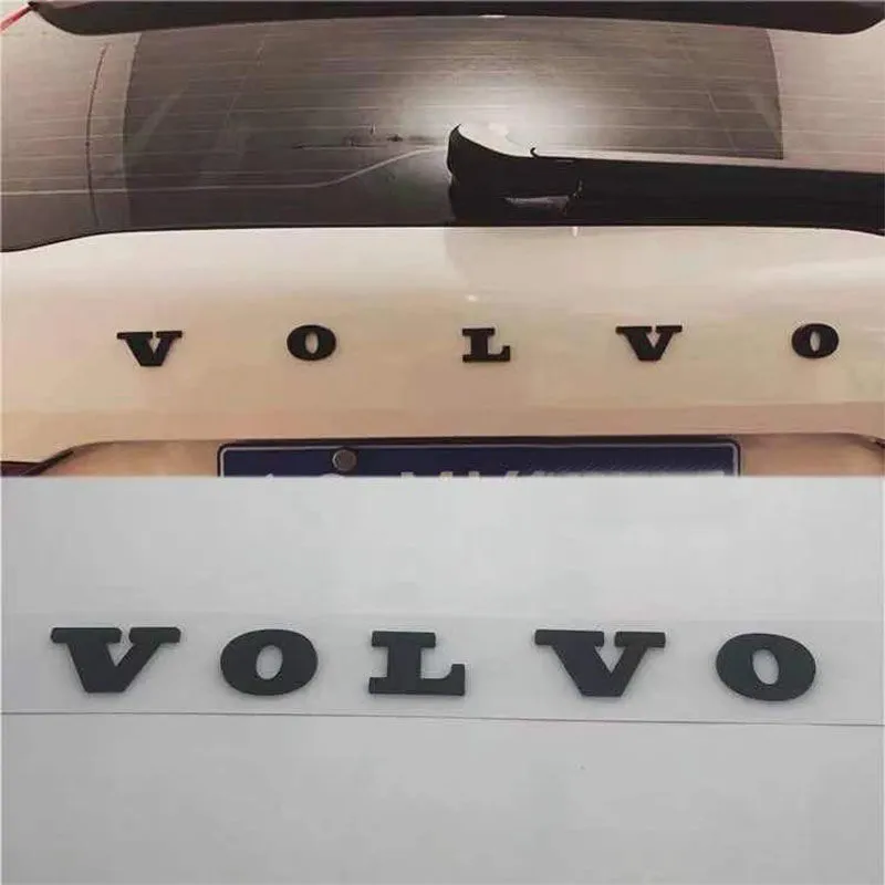 Volvo Trunk Car Sticker T3 T4 T5 T6 T8 AWD XC40 XC60 XC90 S60 S40 S80 S90 V40 V60 C30 Badge Emeblm Decal