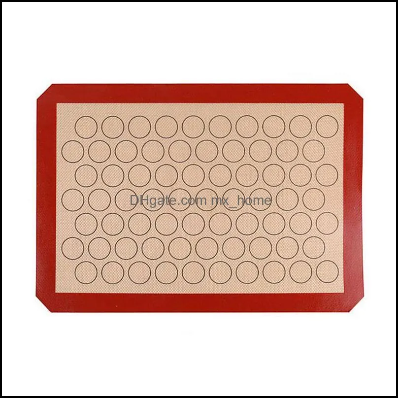 Silicone Baking Mat Pad Sheet Gadget Non-Stick Kitchen Supplies Tools Pastry 1PC Rolling Dough Pins & Boards