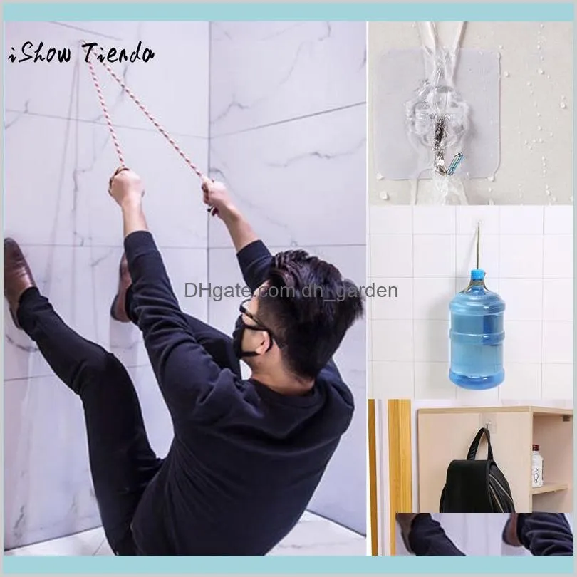 Wall Hooks Strong Transparent Suction Cup