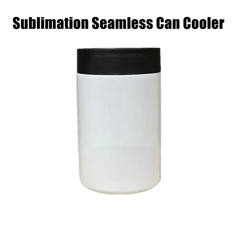 Lokalny magazyn Sublimacja może chłodniejcze kruki 12 uncji bez szwu stali nierdzewnej Przechowywać zimne gorące chłodnice termotransferowy kubek kawa izolacja butelki wody A02