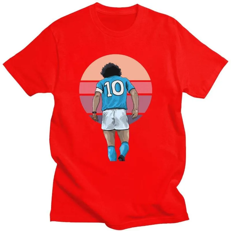 ディエゴマラドーナTシャツ 新品】Tacchettee ディエゴ・マラドーナ 刺繍 Tシャツ 白 L