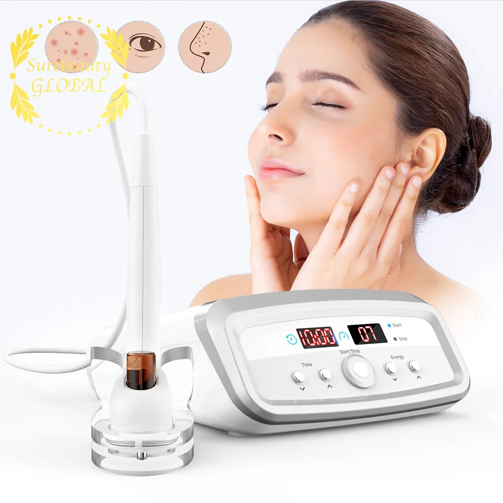 Mini Portable Radio Frequency Roll-on Eye RF Device Microdermabrasion Machine 1 Probes For Face & Body Skin Rejuvenation Instrument Anti Aging