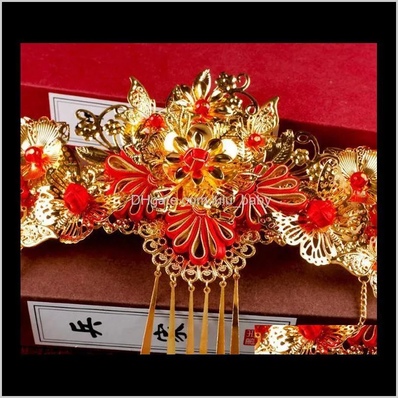 classical bride headdress vintage ethnic style ornaments wedding hair accessories