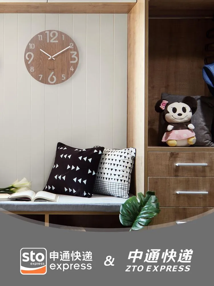 Battery Operated Wall Art 35.5 Inch Large Modern Wall Clock - Silent Decorative Metal Clock For Living Room, Office & Kitchen Battery Operated Contemporary Wall Decor