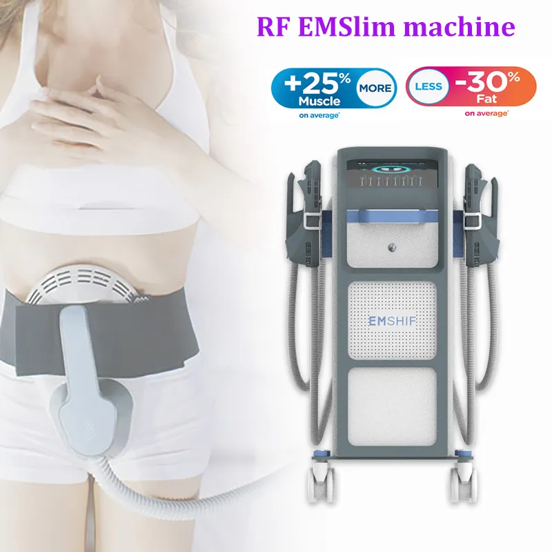 Musclesculpt NEO RF – Machine amincissante pour brûler les graisses, 5 poignées, stimulateur musculaire EMS, électromagnétique, EMslim