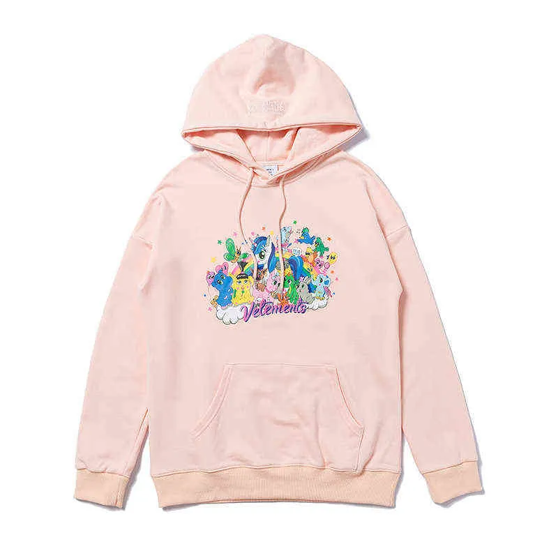 Unicorn Hippo Vetement Atom Lt Hoody In Pink For Men And Women