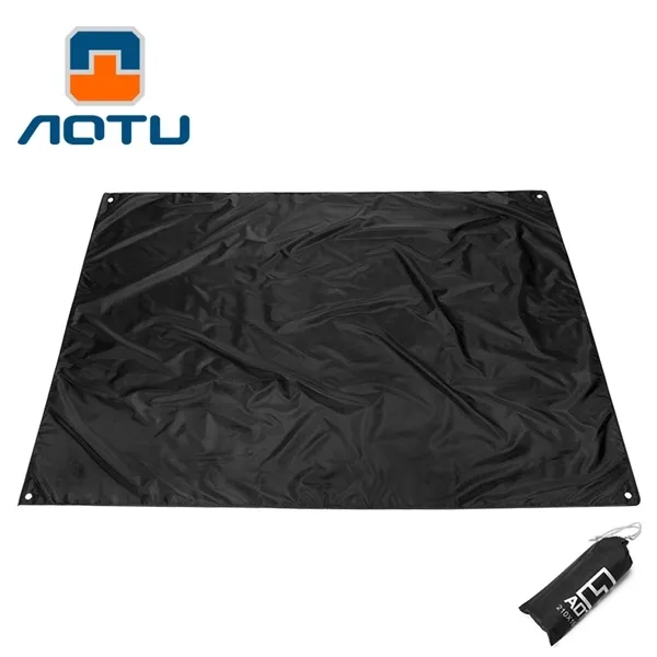 AOTU Gear bâche ultralégère légère MINI abri solaire auvent tapis de Camping tente empreinte 210T Oxford 210*150cm Y0706