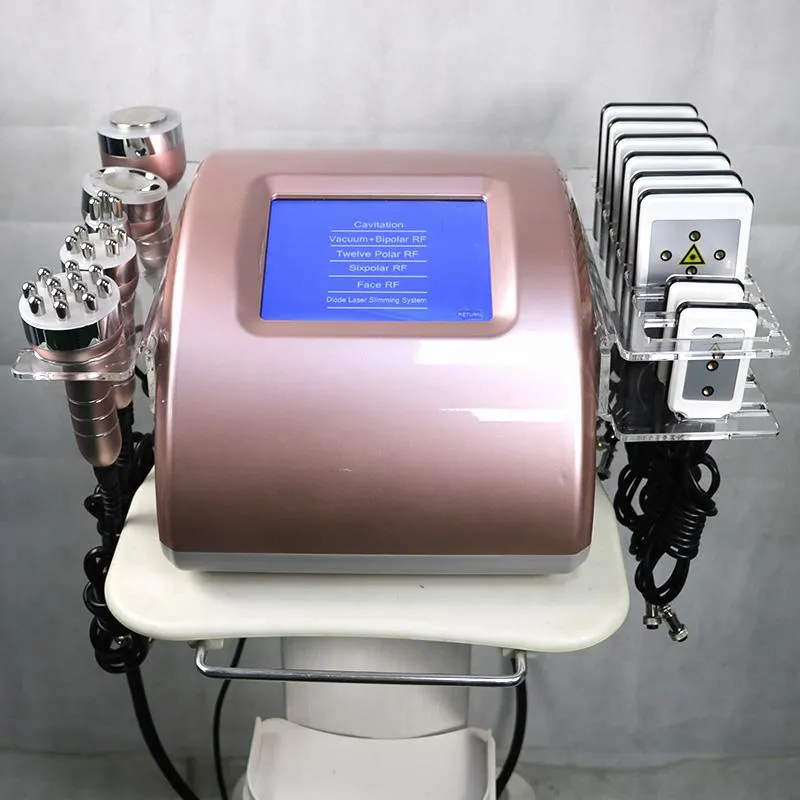 2021 Cavitation Minceur Machine Lipolaser RF Perte de poids sous vide Appareil à ultrasons Soins de la peau Équipement de salon de beauté Élimination des rides