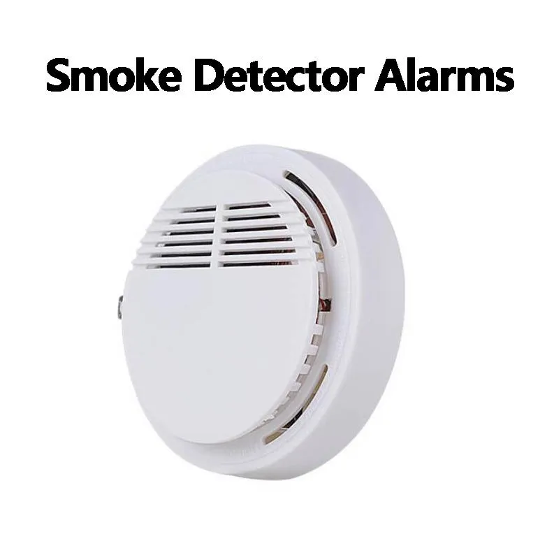 Drop Ship! Smoke Detector Alarms System Sensor Fire Alarm Detached Wireless Detectors Home Security High Sensitivity Stable LED 85DB 9V Battery