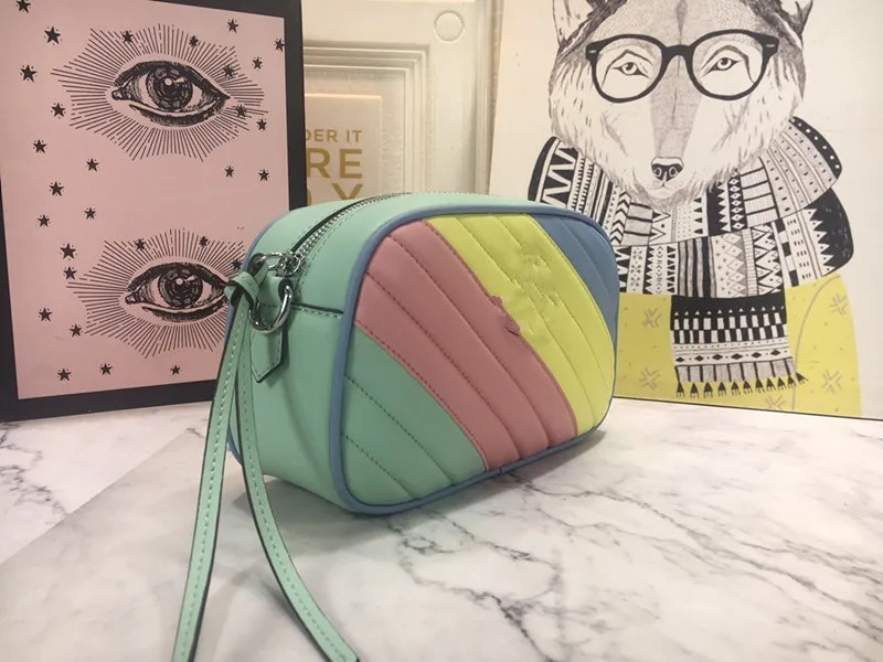 Gg marmont small 2025 shoulder bag multicolor pastel