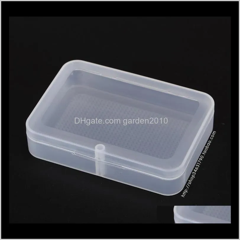 transparent playing cards plastic box pp storage boxes packing case (cards width less than 6cm) wen5065