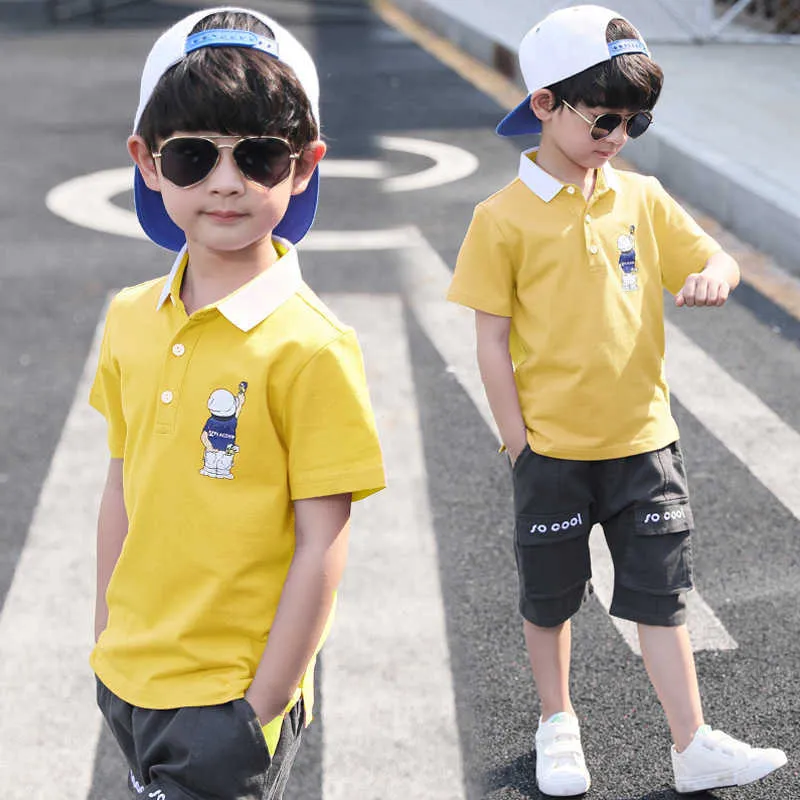 Kinder Outfit Set Jungen - T-Shirt & Shorts Aus Baumwolle, Weich & Atmungsaktiv, Größen 3-8 Jahre