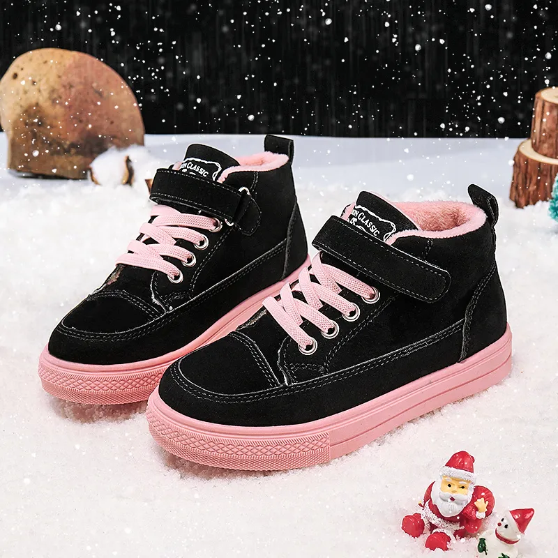 XZVZ Botas Para Ni os Ni as Invierno Mantener El Calor