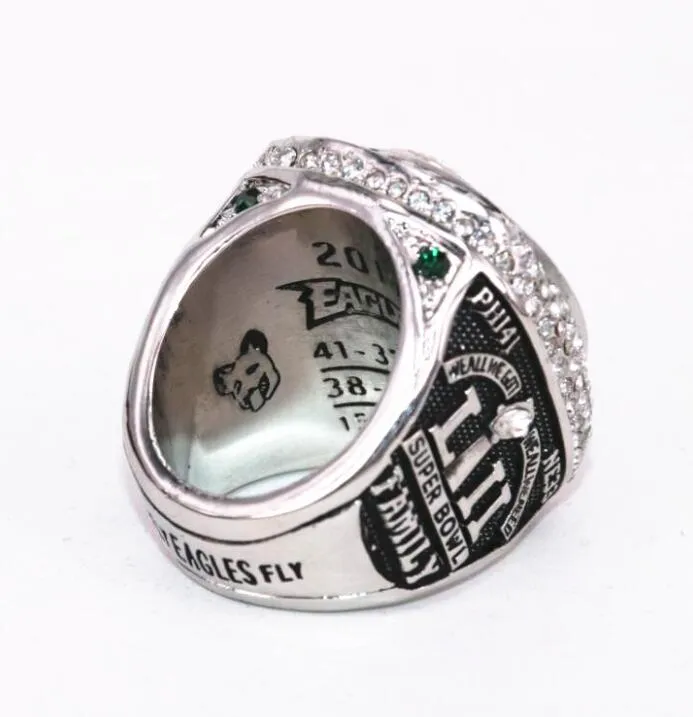 Fans'Collection Philadelphia 2017-1948 Eagles Wolrd Champions Team Championship Ring Sport souvenir Fan Promotion Gift wholesale