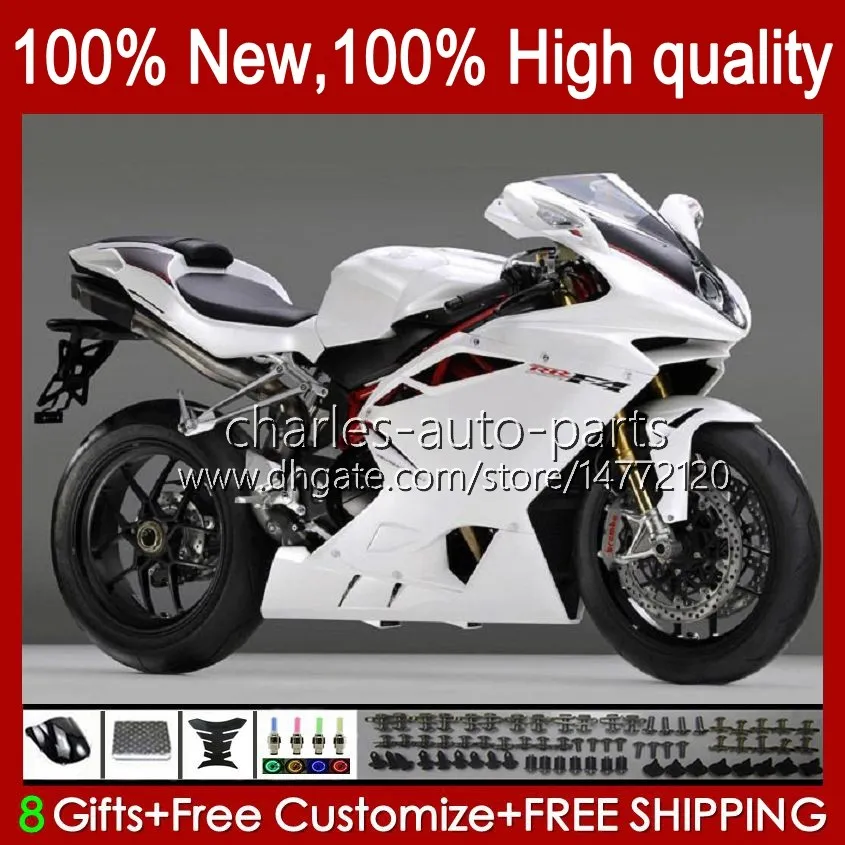 Zestaw Fairings dla MV Agusta F4 R312 All White 750S 312R 750R 1000R 05 06 Bodywork 35no.37 MA MV F4 750 1000 R CC S 1000cc 05-06 Towling 312 1078 S 2005 2006 Full Cody