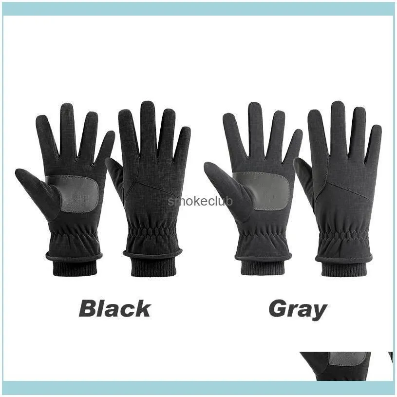 Cycling Gloves 1 Pairs Outdoor Sport Windproof Touch Screen Keep Warm Multicolor Anti Slip Portable Unisex Lightweight Winter Working