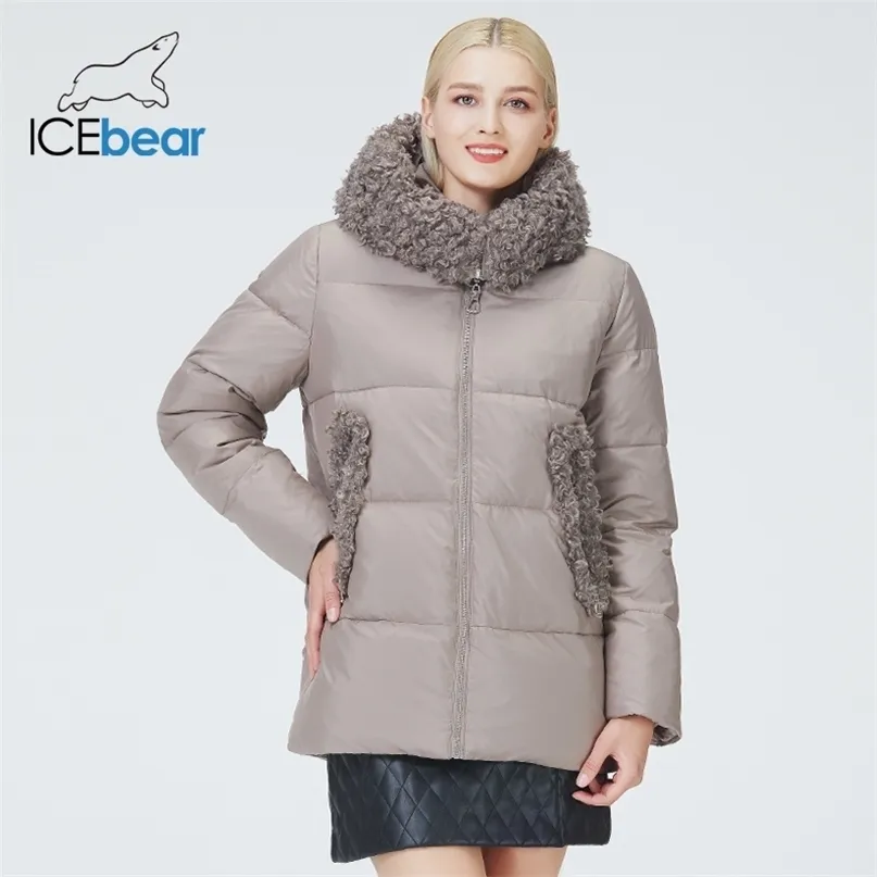 giacca da donna con cappuccio abbigliamento femminile di alta qualità moda abbigliamento di marca antivento e caldo GWD21517I 211008