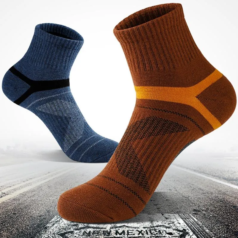 Herensokken Elastisch polyester Adem voor heren Business Casual Home Outdoor Sports Katoen Hoge kwaliteit Zomerbuis Socksmen's