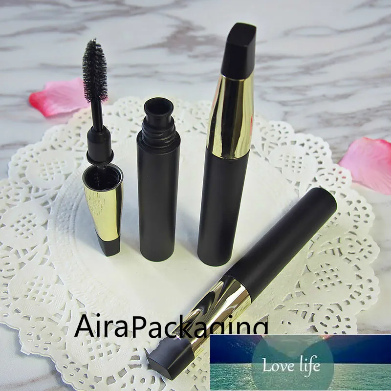 Bottle Top Quality Matte Black Mascara Tube 7.5ML Empty Eyebrow Growth Liquid Container Eye Cream Plastic Storage