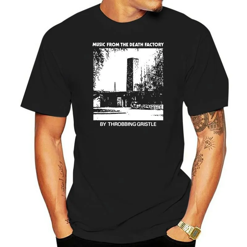 T-shirts pour hommes T-shirts imprimés pour hommes T-shirts en coton à col rond Throbbing Gristle Death Factory T-shirt à manches courtes pour femmes