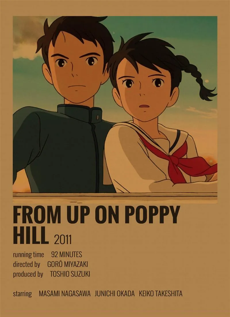 Poster Ghibli From Up on Poppy Hill: Décoration Murale Unique