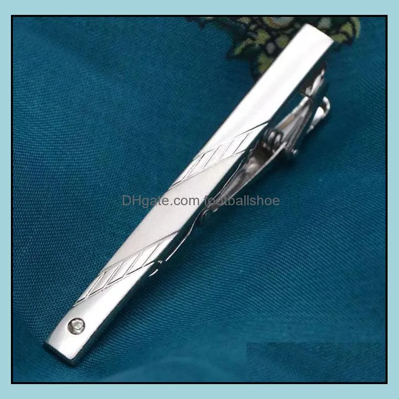 Mens Tie Clips Tie Pins Mens Fashion Accessories Mix Style Color Tie-Clip wedding Epacket Free Shipping