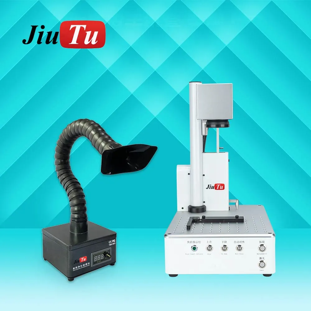 Jiutu Mini Laser Machine ذكي منفصل النقش لـ iPhone 12 11 X XS Max 8 8 قطع إطار إزالة الزجاج الخلفي