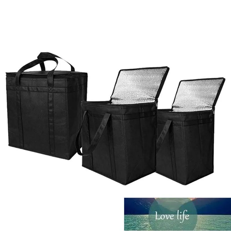 3Pack Insulated Reusable Grocery Bag Delivery Bag with Dual Zipper