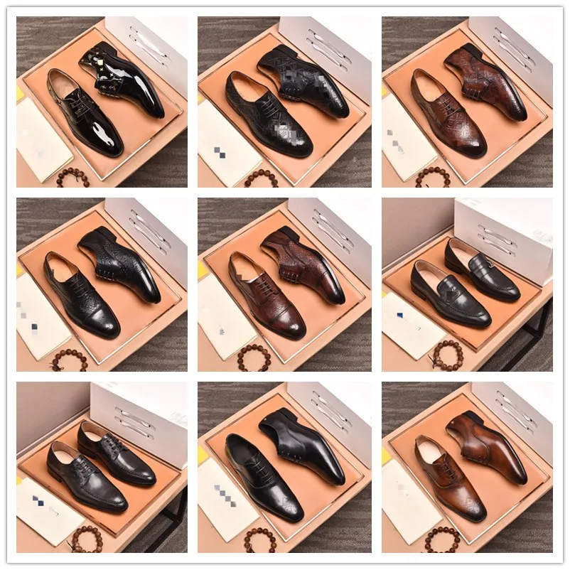 2021 mode luxe nouveau Ferra hommes mocassins chaussures habillées en cuir véritable sans lacet chaussures plates en daim taille 38-45