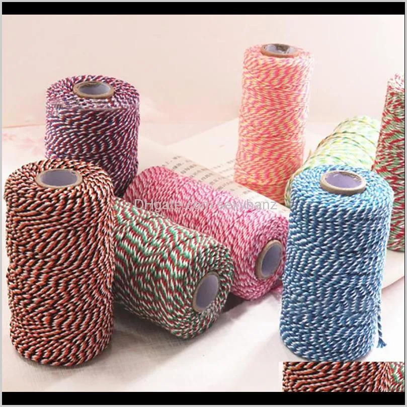 100yard cotton natural burlap cotton cords rope for home decor handmade christmas packing craft diy gift scrapbooking wrap1