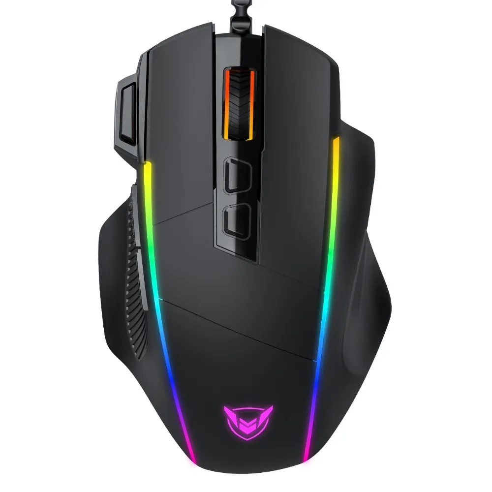 PICTEK PC278 Gaming Mouse Ergonomic Wired Computer Mouse Gamer 8 Buttons Programmable Mice with 8000 DPI RGB Backlit for PC Game (8)