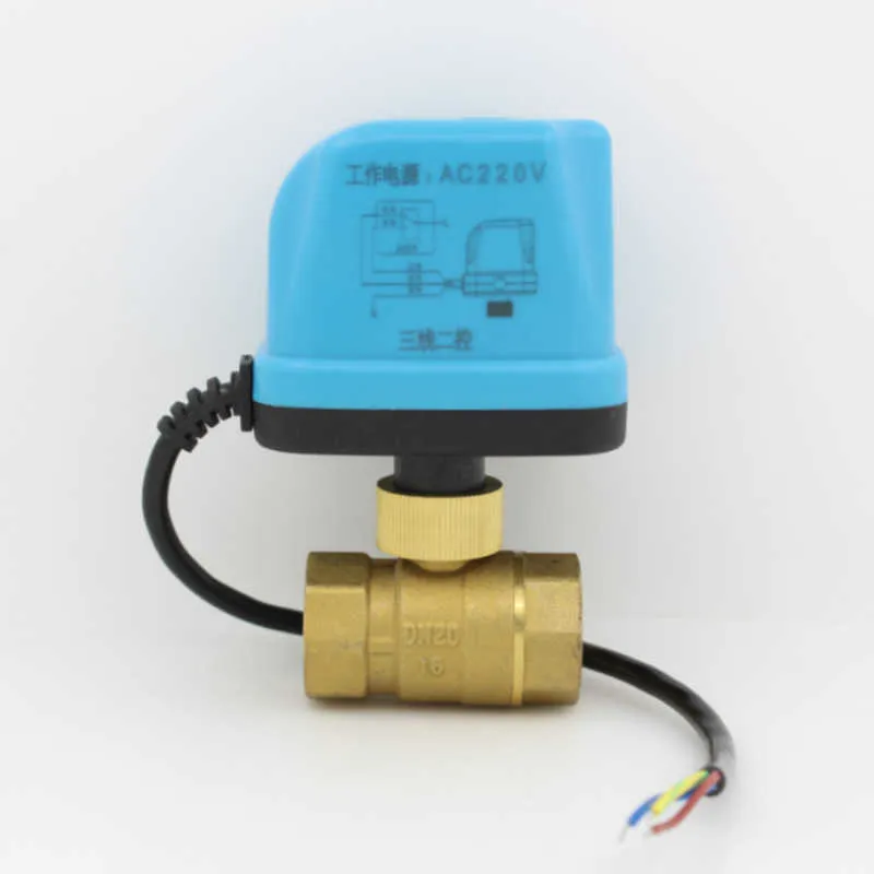 Valvola A Sfera Motorizzata DN40 24V – Ottone Massiccio Per Riscaldamento E Condizionamento - 3
