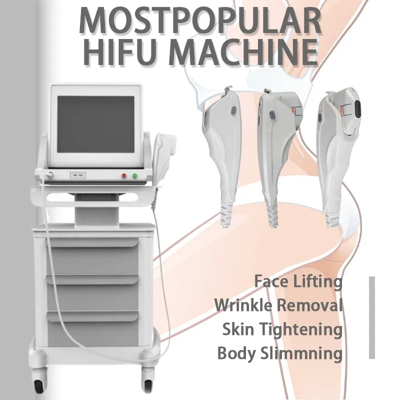 Other Beauty Equipment Spa Portable Hifu High Intensity Focused Ultrasound Hifu Face Body Lift Wrinkle Removal Machine Skin Tightening 5 Cartridge