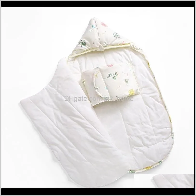 Tassen kinderdagverblijfbedden baby kinderen zwangerschapsval levering 2021 0 9m baby slaapzak envelop geboren quilt babe katoen zachte baby gewikkeld in win