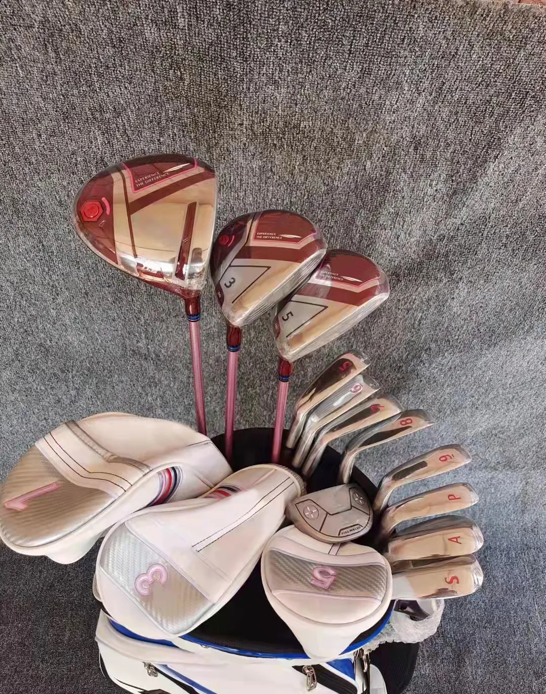 FedEx / UPS Full Set Women Ladies Golf Clubs Driver # 3 # 5 Fairway Woods + 456789psa Irons Graphite Shaft Ladies Flex