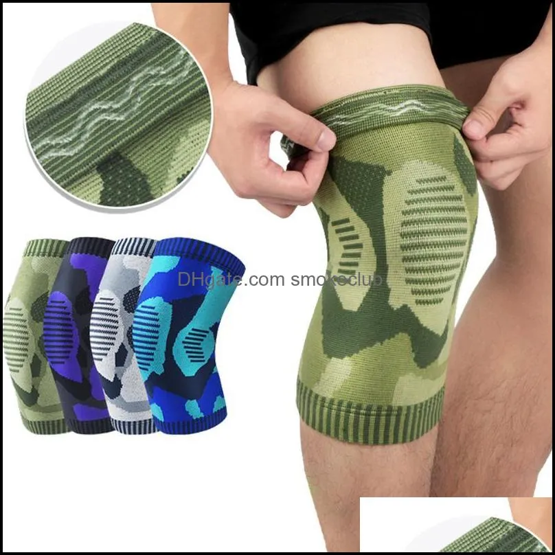 Armbågsäkerhet Atletisk Utomhus som OutdoorsElbow Knee Pads 1PCS Brace Protector Sport Kneepad Elastisk Fitness Running Cykling Spanex Stret