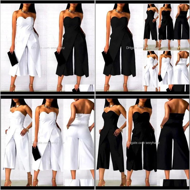 women jumpsuits rompers fashion ladies club wear strapless playsuit bodycon party jumpsuit romper stylish womens loose long jumpsuits